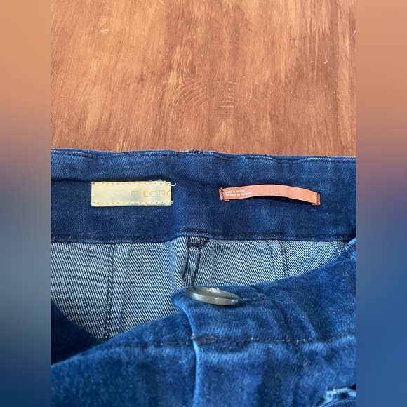 Anthropologie Pilcro The Skipper Cropped Wide Leg Jeans Size 26 - Picture 5 of 12